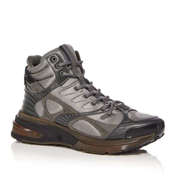 Givenchy Men's GIV 1 High Top Combo Sneakers Size 40 - Picture 1 of 13